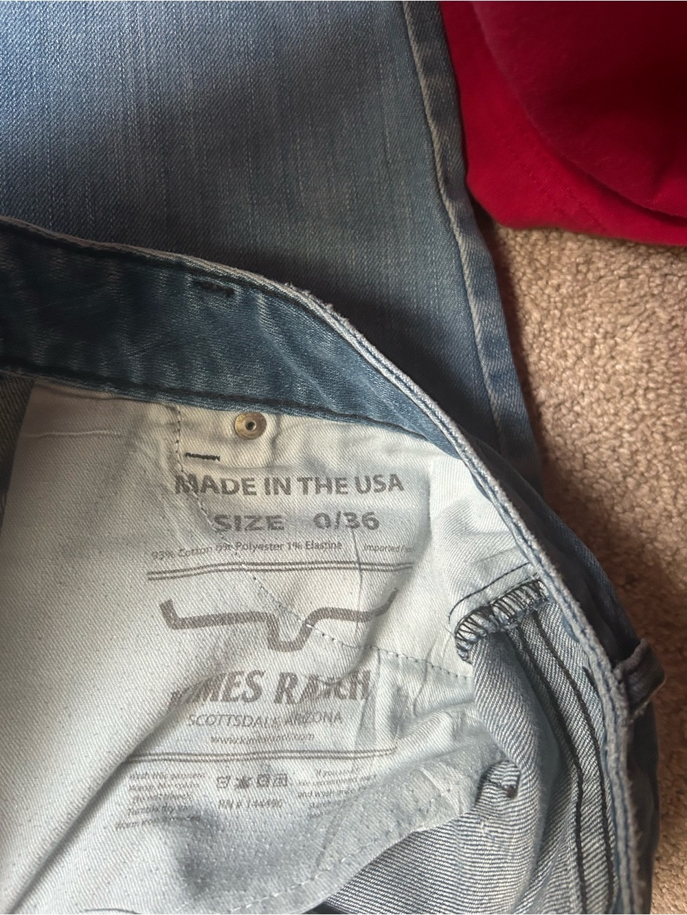 Kimes Ranch Blue Flared Jeans - Picture 5 of 5